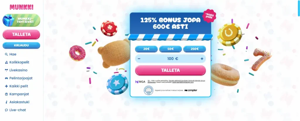 munkki casino